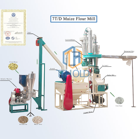 7T Maize Mill Machine