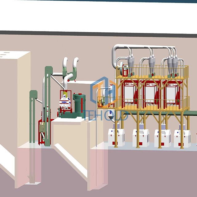 30T Wheat Flour Mill Machine