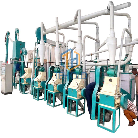 35T Maize Milling Plant Machine