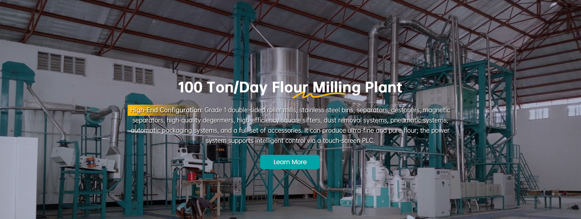 100 Ton/Day Flour Milling Plant