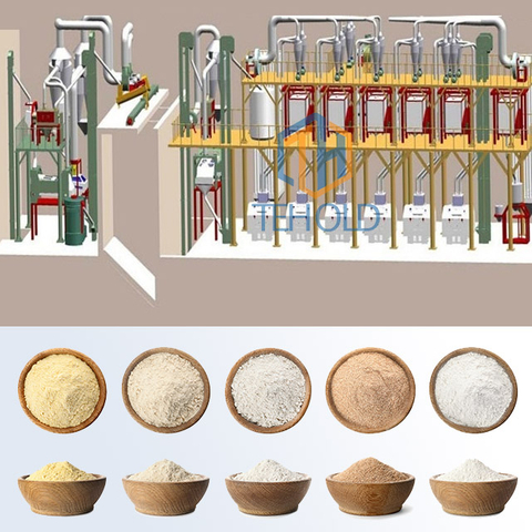 60T Wheat Flour Mill Machine 